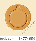 Korean dalgona honeycomb sugar cookie. Christmas bulb shape 84774950