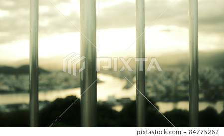 Outside view from the cage Outside view from the cage 84775262