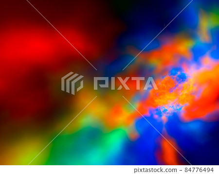 Multicolor blurred fractal background - abstract computer generated illustration Multicolor blurred fractal background - abstract computer generated illustration 84776494