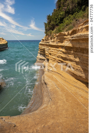 Canal D'amour on Corfu island, Greece 84777736