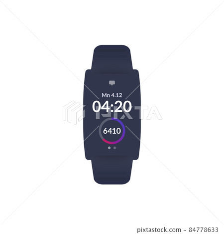 fitness bracelet or activity tracker ui design 84778633