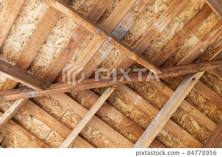 Internal details of wooden roof, framework Internal details of wooden roof, framework 84778956