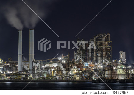 【山口縣】周南市工廠夜景 84779623