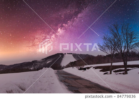 Winter plateau and space Winter plateau and space 84779836
