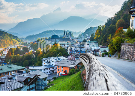 Berchtesgaden and Watzmann Mountain, Bavaria - Germany 84780906