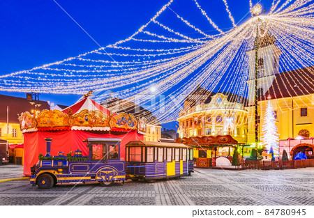 Sibiu, Romania - Winter tale with Christmas Market 84780945