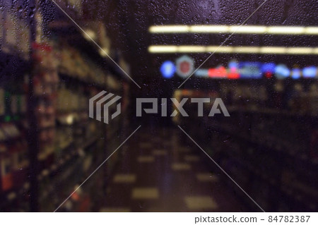 Blur Background Inside Beer, Liquor and Wine Store Blur Background Inside Beer, Liquor and Wine Store 84782387