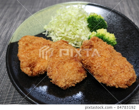 Delicious hot cutlets 84783192