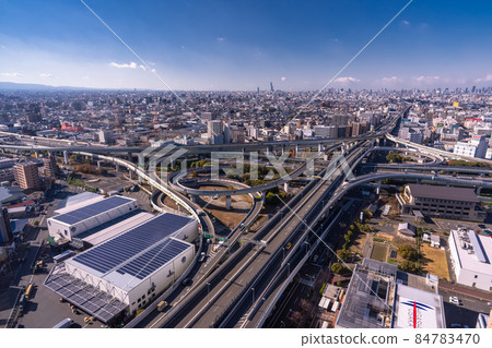 <<Osaka Prefecture>> Traffic image, Higashi-Osaka Junction <<Osaka Prefecture>> Traffic image, Higashi-Osaka Junction 84783470