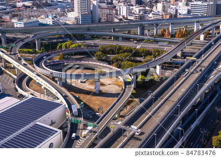 <<Osaka Prefecture>> Traffic image, Higashi-Osaka Junction <<Osaka Prefecture>> Traffic image, Higashi-Osaka Junction 84783476