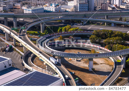 <<Osaka Prefecture>> Traffic image, Higashi-Osaka Junction 84783477