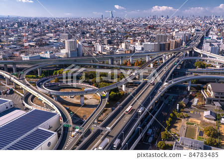 《大阪府》交通形象,東大阪樞紐 《大阪府》交通形象,東大阪樞紐 84783485