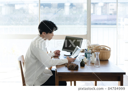 A man who runs an online shop 84784999