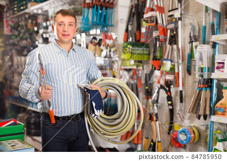 Portrait of male in hardware store Portrait of male in hardware store 84785950