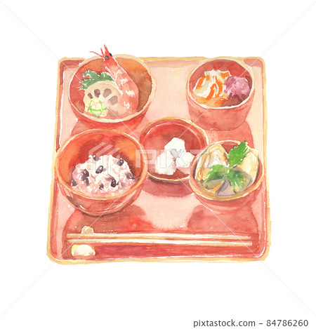 用水彩畫的 Okuizome 集的插圖 84786260