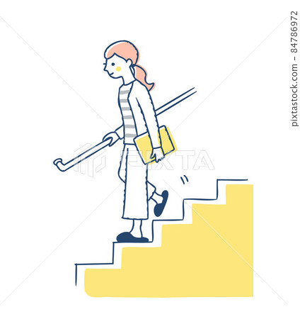 一個女人下樓梯 一個女人下樓梯 84786972