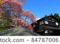 Scenery of cherry blossoms in Nakajimacho Park. Hachiman, Aoba Ward, Sendai City, Miyagi Prefecture. 84787006