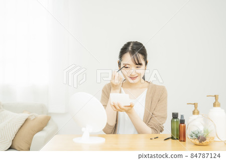 女性寫作眉毛 女性寫作眉毛 84787124