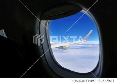 Window of airliner Window of airliner 84787681