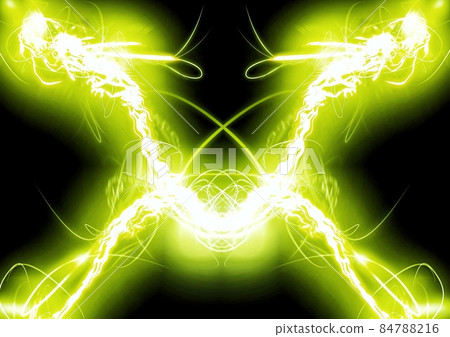 Abstract light dragon illustration - Stock Illustration [84788216] - PIXTA