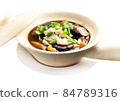 Braised Fish Maw in Red Gravy, Fish maw soup in bowl 84789316