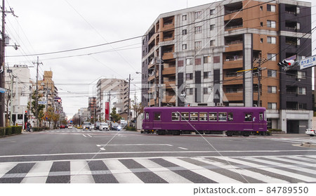 京福蘭電本線穿越的西大路三條 84789550