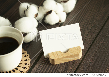 Cotton swab and business card mock-up Cotton swab and business card mock-up 84789647