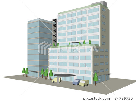 Two urban buildings Two urban buildings 84789739