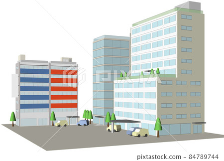 4 urban buildings 4 urban buildings 84789744