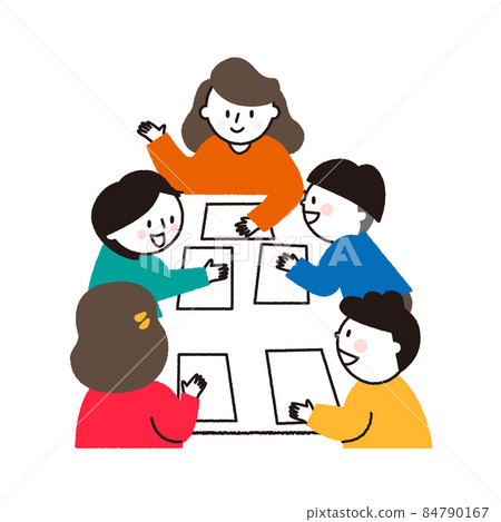 Children taking group lessons Children taking group lessons 84790167