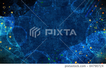 背景素材手繪彩色相框 84790724