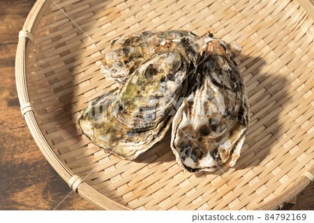 Freshly caught raw oysters sent directly from the production area, oysters made from high-quality winter ingredients Freshly caught raw oysters sent directly from the production area, oysters made from high-quality winter ingredients 84792169
