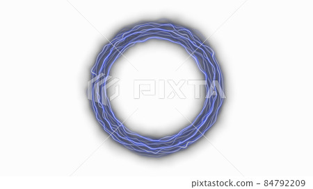 CG laser beam that shines in a ring - Stock Illustration [84792209] - PIXTA