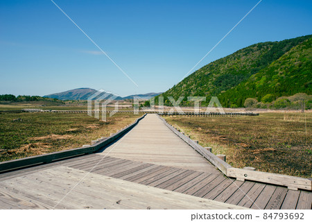 Scenery of Chojahara in Kokonoe Town, Oita Prefecture 84793692