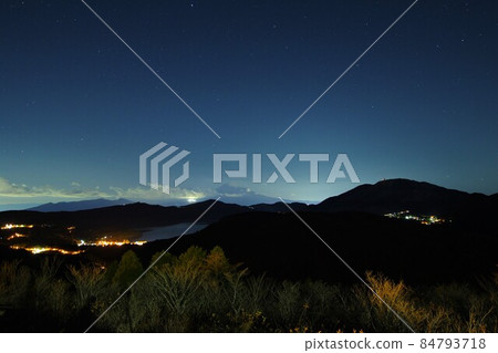 箱根代官山/箱根町代官山展望台的夜空 84793718