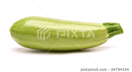 Studio shot of zucchini marrow isolated on white background Studio shot of zucchini marrow isolated on white background 84794384