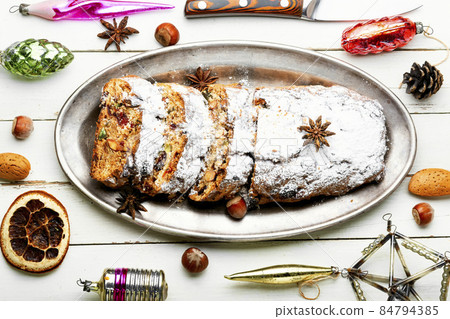 Stollen, a German Christmas cupcake Stollen, a German Christmas cupcake 84794385