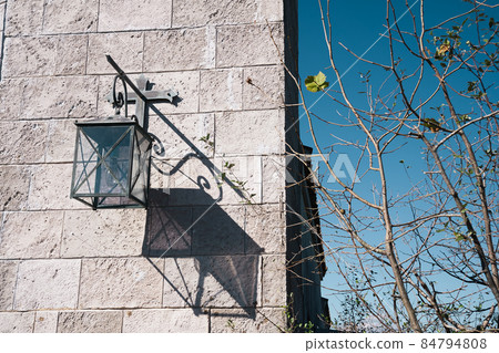 Fashionable streetlights in the streets of Spain Fashionable streetlights in the streets of Spain 84794808