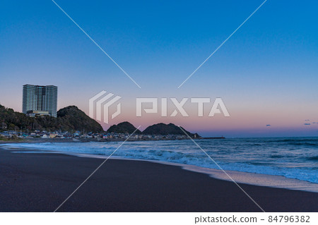 (千葉)鴨川海灘夜景 (千葉)鴨川海灘夜景 84796382