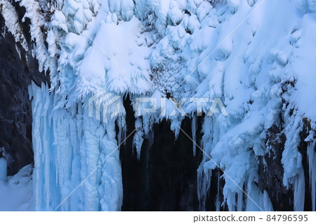Shari, Hokkaido Freezing Frepe Waterfall Shari, Hokkaido Freezing Frepe Waterfall 84796595
