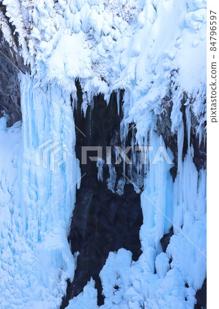 Shari, Hokkaido Freezing Frepe Waterfall Shari, Hokkaido Freezing Frepe Waterfall 84796597