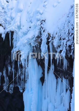 Shari, Hokkaido Freezing Frepe Waterfall Shari, Hokkaido Freezing Frepe Waterfall 84796598