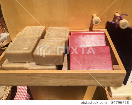 Homemade soap in near plan Homemade soap in near plan 84796758