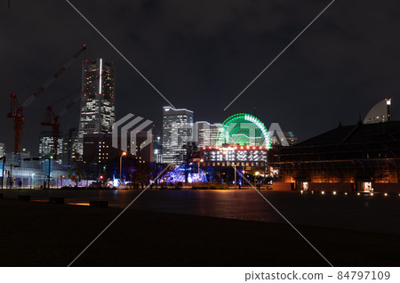 橫濱港未來夜景 橫濱港未來夜景 84797109
