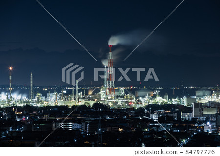 Scenery from the observation deck of Yokkaichi City, Mie Prefecture, Tarusaka Park, Hatsuyama Ryokuchi 84797726