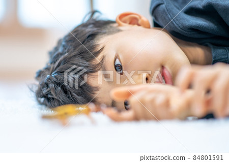 兒童生活方式小學生兒童寵物 兒童生活方式小學生兒童寵物 84801591