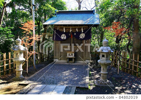 柿田川公園內供奉的貴船神社 84802019