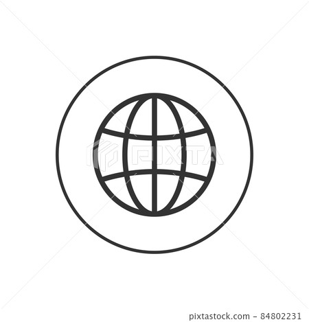 Globe icon. Earth sign. World symbol. Globe icon. Earth sign. World symbol. 84802231