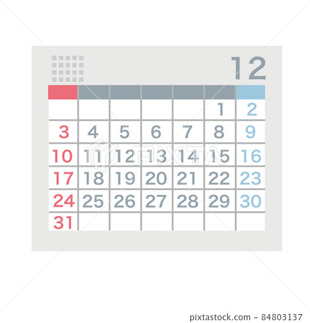 Calendar illustration Calendar illustration 84803137