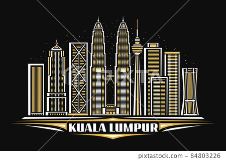 Vector illustration of Kuala Lumpur 84803226